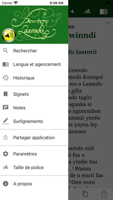 Capturas de pantalla de Fulfulde Dewtere