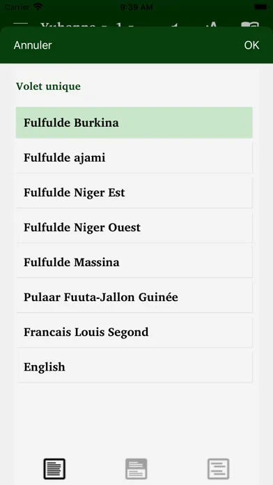 Capturas de pantalla de Fulfulde Dewtere