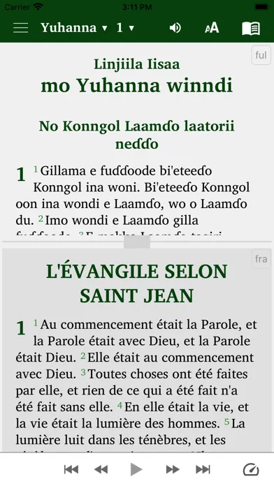 Capturas de pantalla de Fulfulde Dewtere