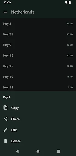 Capturas de pantalla de Outline Keeper