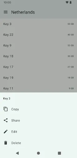 Capturas de pantalla de Outline Keeper