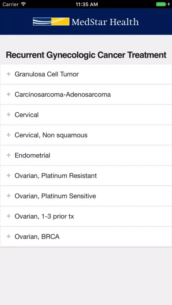 Скриншоты Recurrent Gynecologic Cancer Treatment