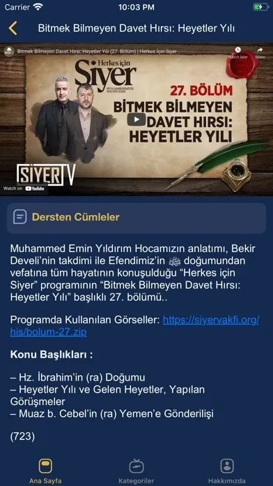 Siyer TV | Bir Mekteptir 스크린샷
