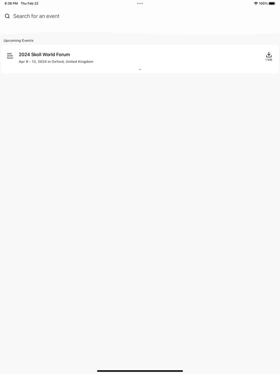 2024 Skoll World Forum iPad 应用截图