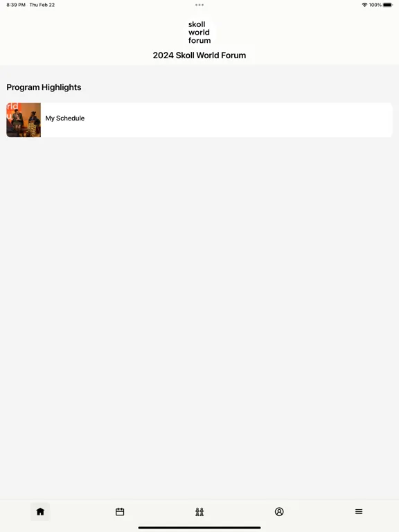 2024 Skoll World Forum iPad 应用截图
