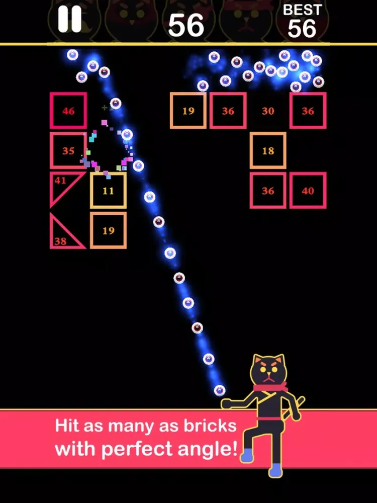 Capturas de pantalla de Ballz of ninja cats - shooter games iPad 