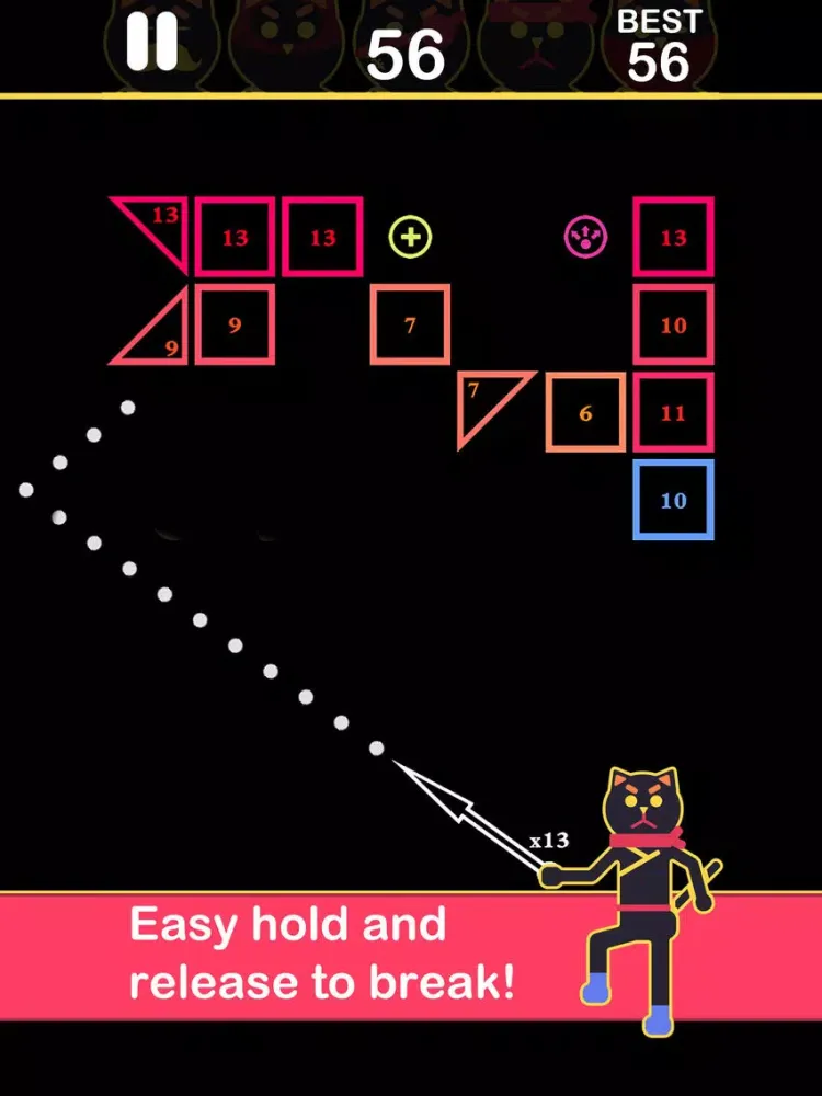 Capturas de pantalla de Ballz of ninja cats - shooter games iPad 