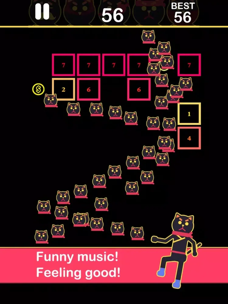 Capturas de pantalla de Ballz of ninja cats - shooter games iPad 
