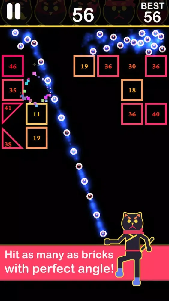 Capturas de pantalla de Ballz of ninja cats - shooter games