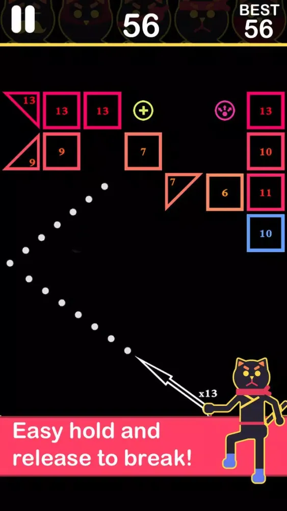 Capturas de pantalla de Ballz of ninja cats - shooter games