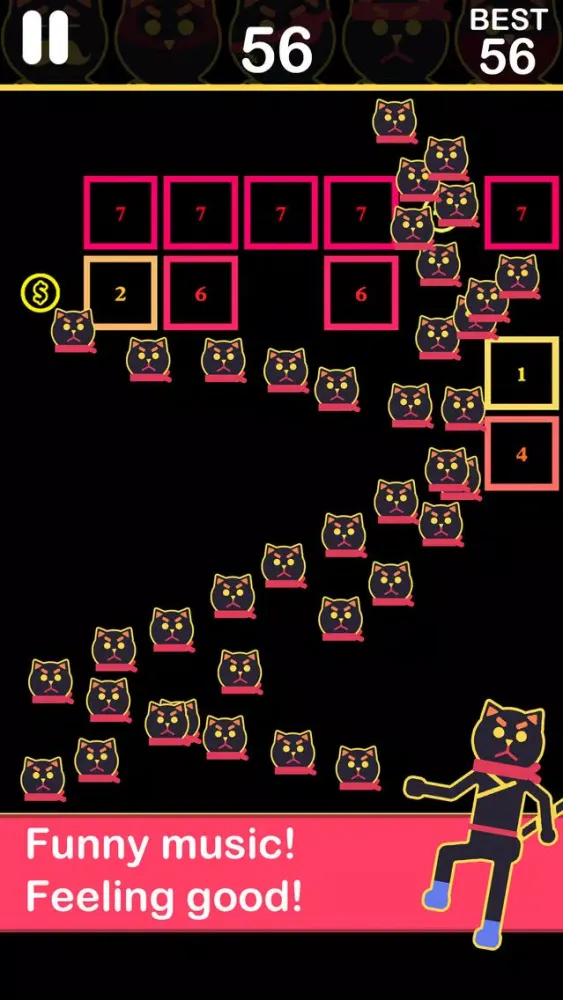 Capturas de pantalla de Ballz of ninja cats - shooter games