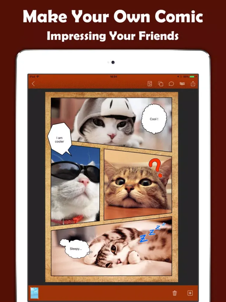 Comic Book Creator - Comic Maker iPad 应用截图