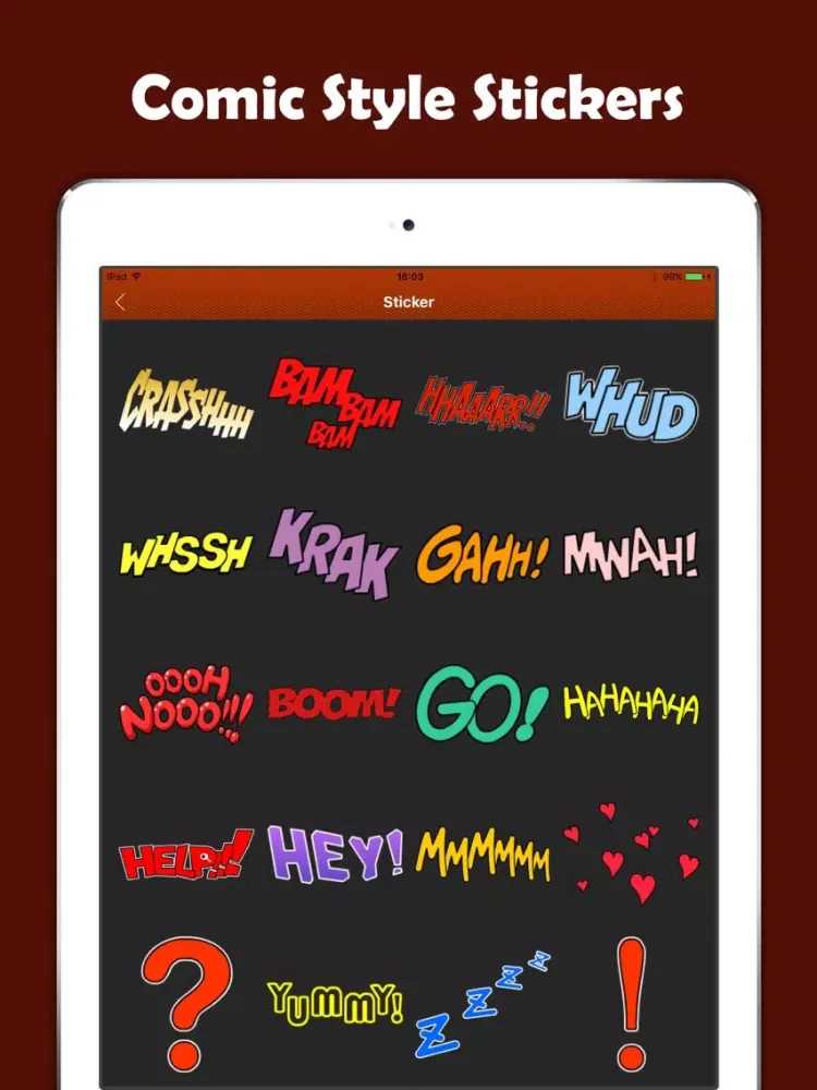 Comic Book Creator - Comic Maker iPad 应用截图