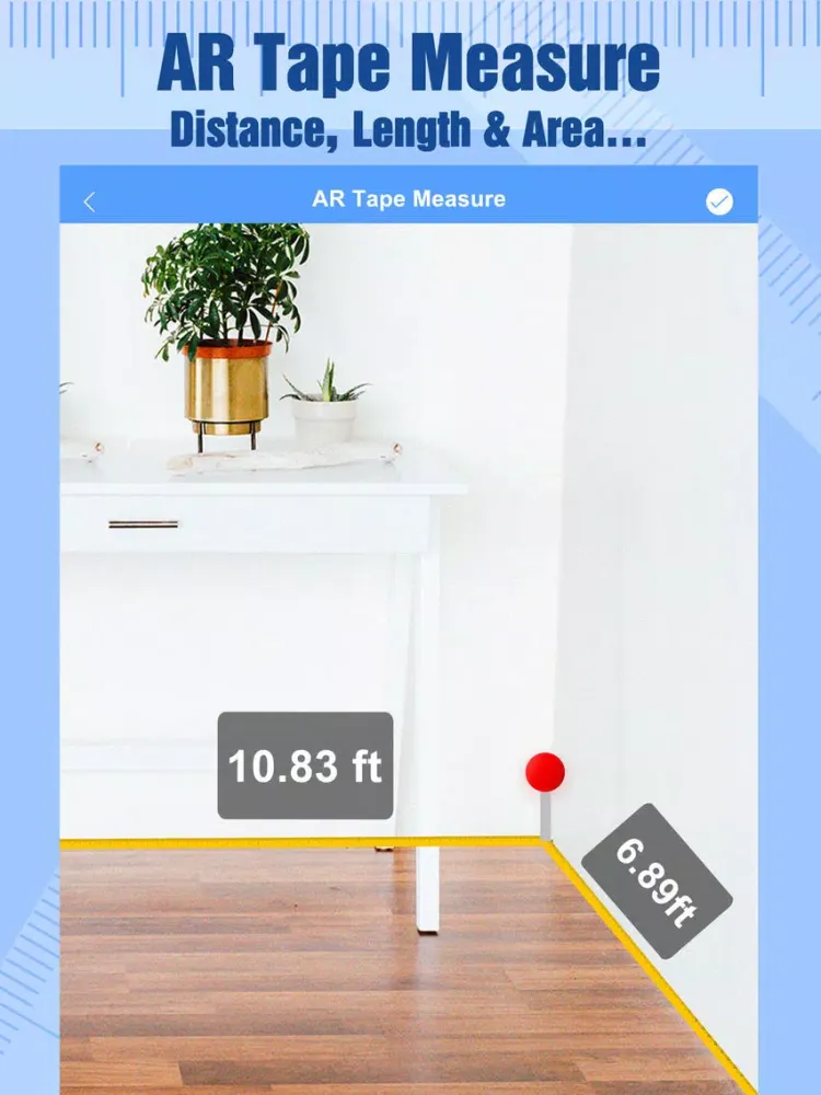 AR Tape Measure - Pocket Ruler iPad  স্ক্রিনশট