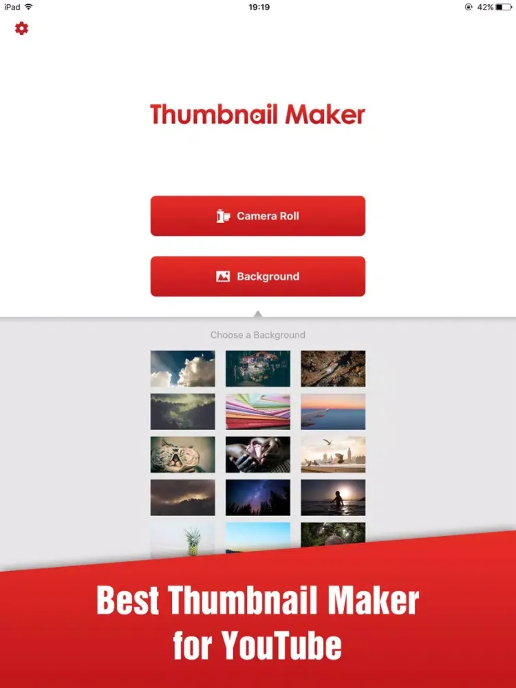 Thumbnail Maker for YT Studio iPad  स्क्रीनशॉट