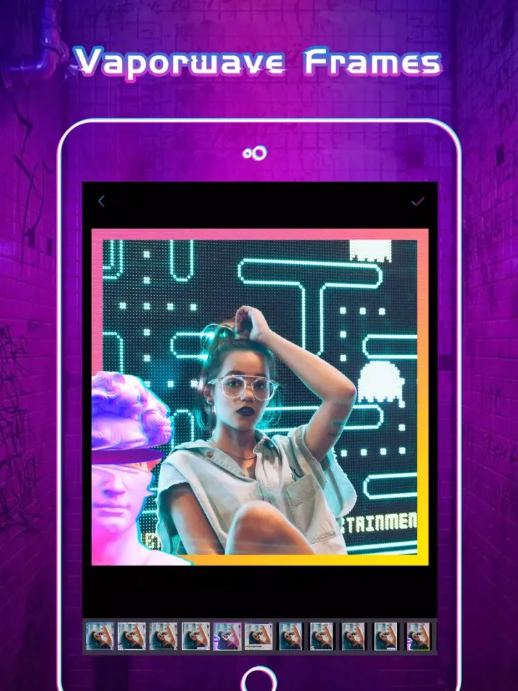 Captures d'écran de Glitchy - glitch & VHS rad cam iPad 