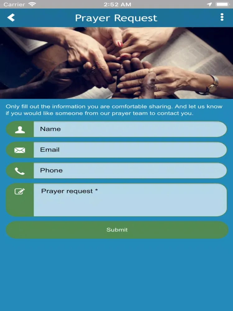 Casa de Oracion SLO iPad  Screenshots