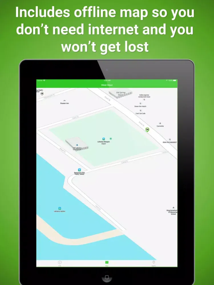Capturas de pantalla de West Maui SmartGuide iPad 