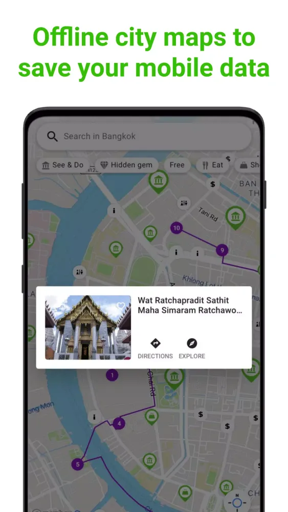 Bangkok Tour Guide:SmartGuide Screenshots