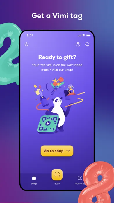Capturas de pantalla de vimi: video gift tags by me