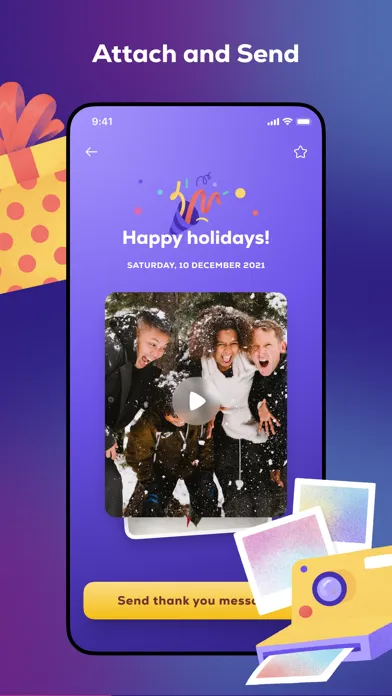 Capturas de pantalla de vimi: video gift tags by me
