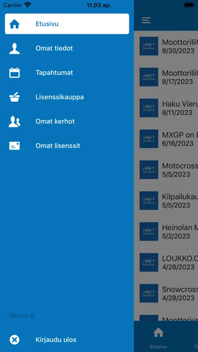 MOTTI Suomen Moottoriliitto ry Ekran Görüntüleri