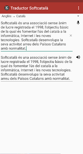 Traductor de Softcatalà Screenshots