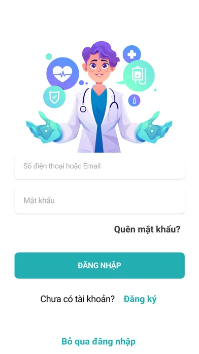 Capturas de tela do HealthCares