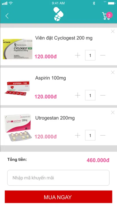 Capturas de tela do HealthCares