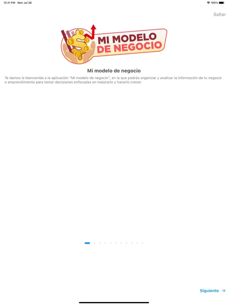 Zrzuty ekranu Mi Modelo de Negocio iPad 
