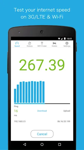 Screenshot di Speedcheck