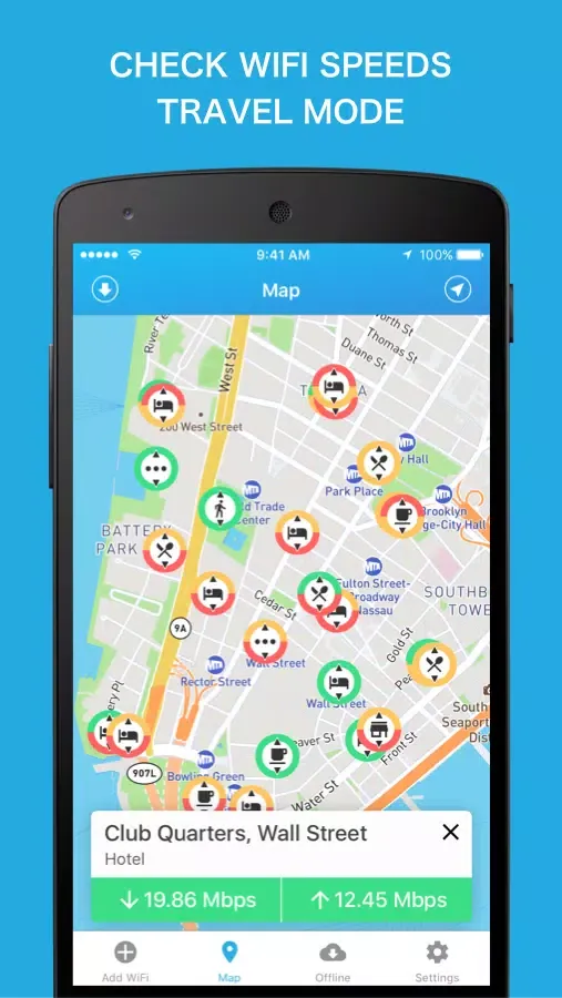 Captures d'écran de WiFi Finder