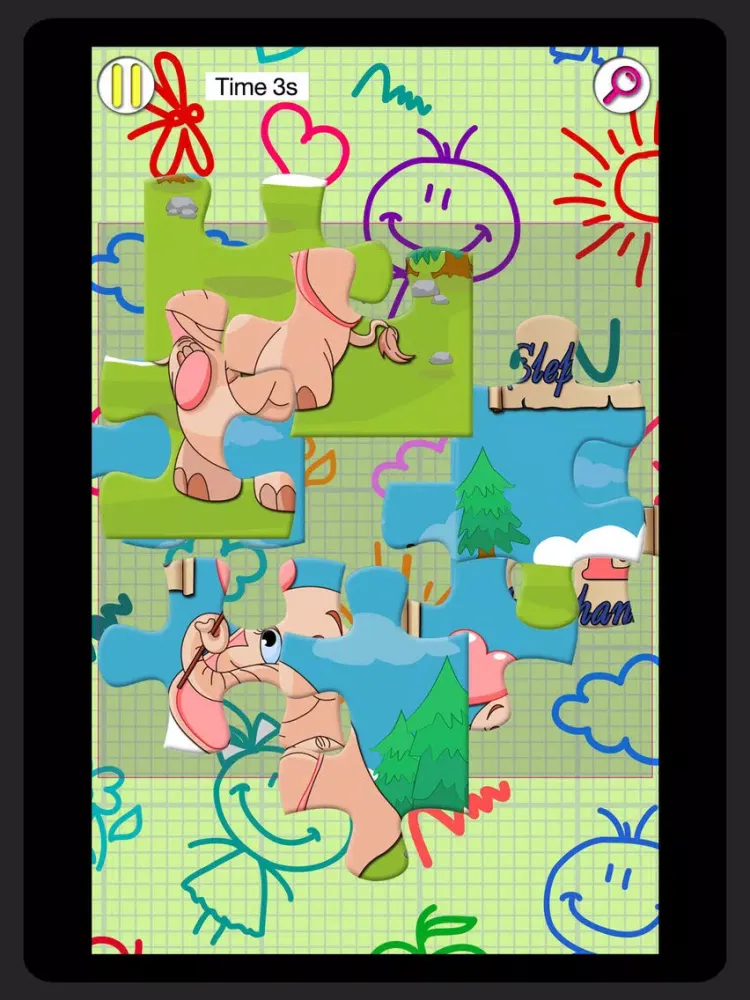 Tangkapan layar Alphabet with Animals: Jigsaw Puzzles iPad 