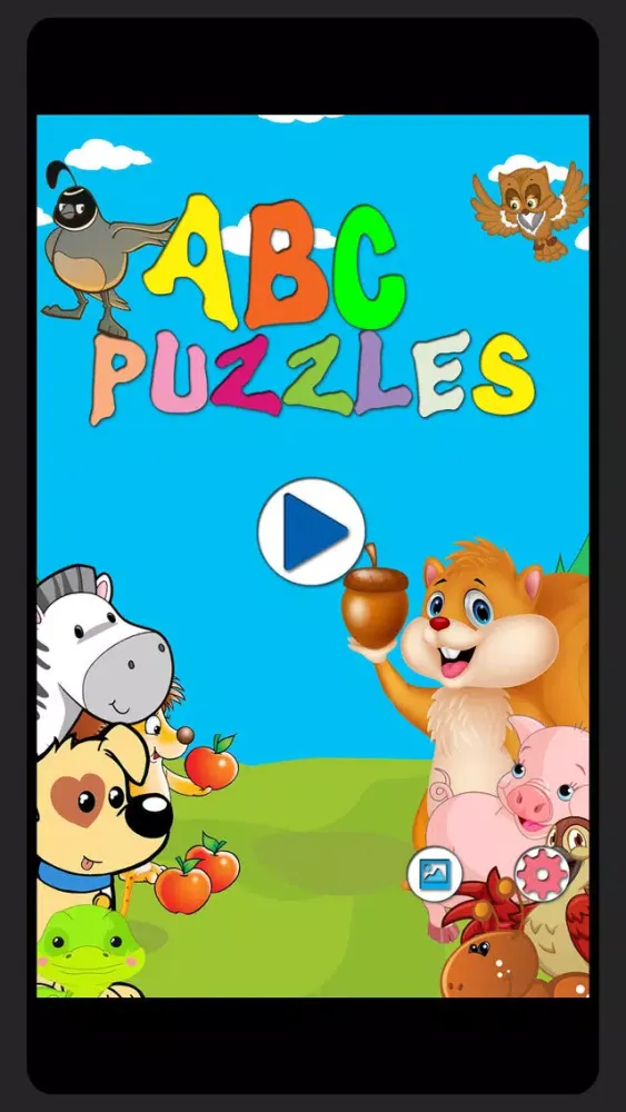 Tangkapan layar Alphabet with Animals: Jigsaw Puzzles