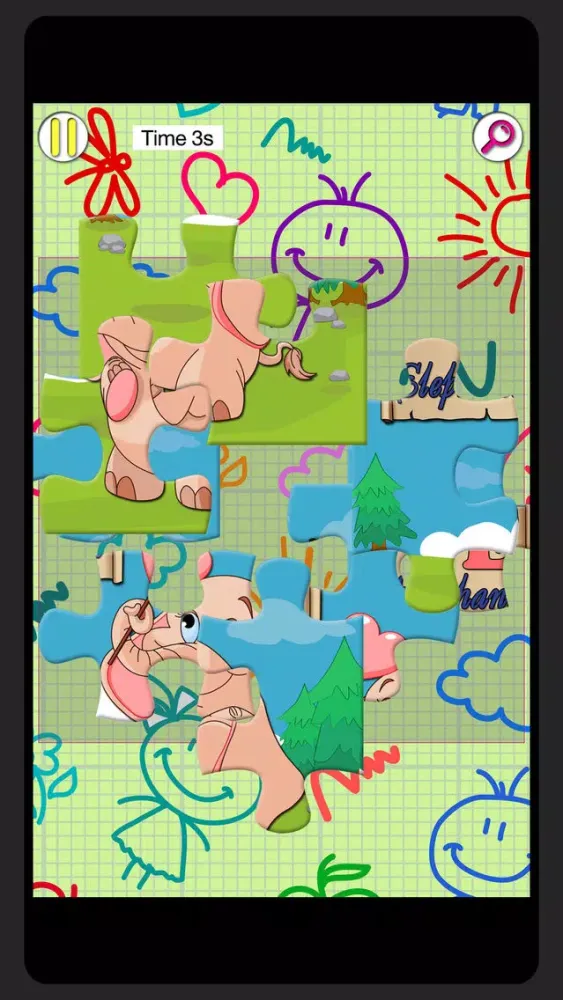 Tangkapan layar Alphabet with Animals: Jigsaw Puzzles