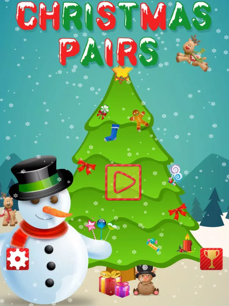 Christmas Match Pairs - Memory Training Game iPad  スクリーンショット