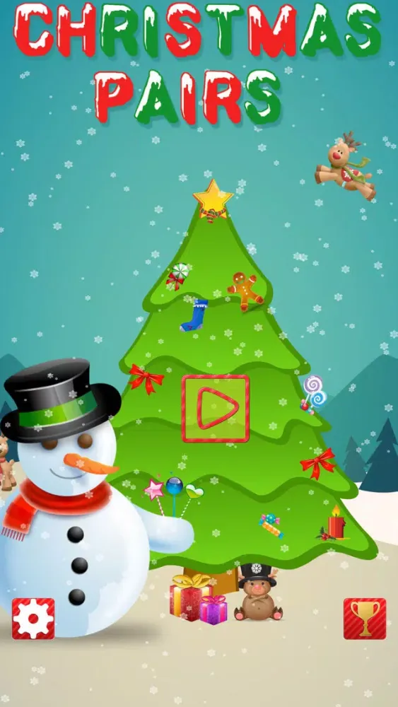 Christmas Match Pairs - Memory Training Game スクリーンショット
