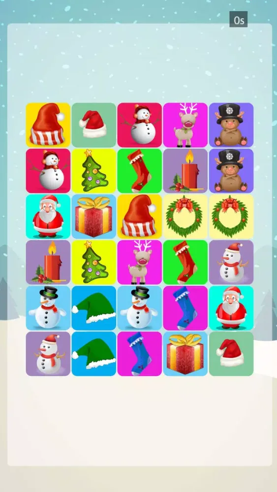 Christmas Match Pairs - Memory Training Game スクリーンショット