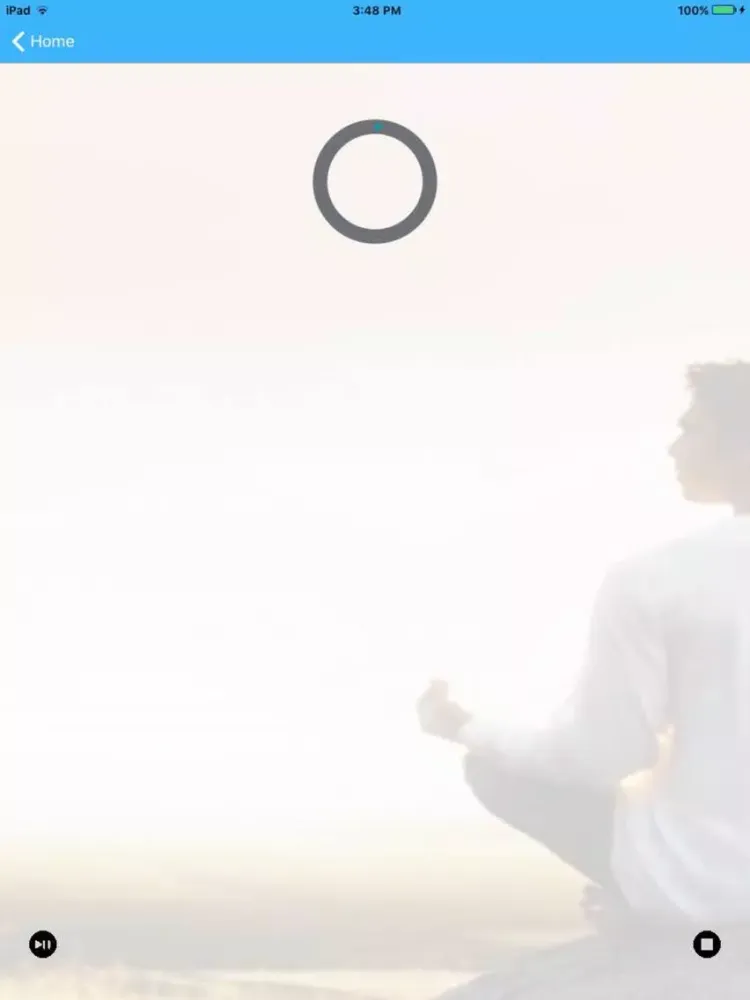Tangkapan skrin Let's Meditate: Heartfulness iPad 