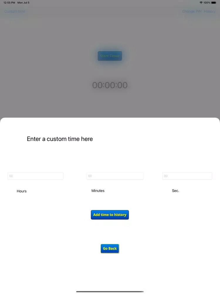 Talk Time Saver iPad  스크린샷