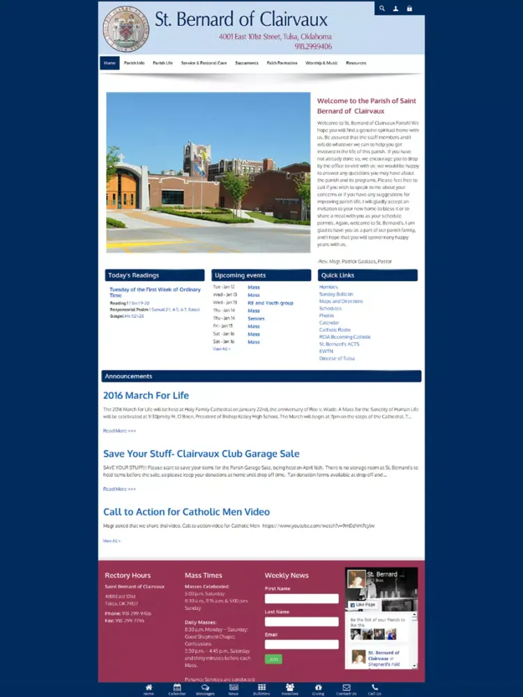 St. Bernard of Clairvaux iPad  স্ক্রিনশট