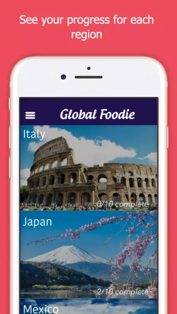 Global Foodie Screenshots