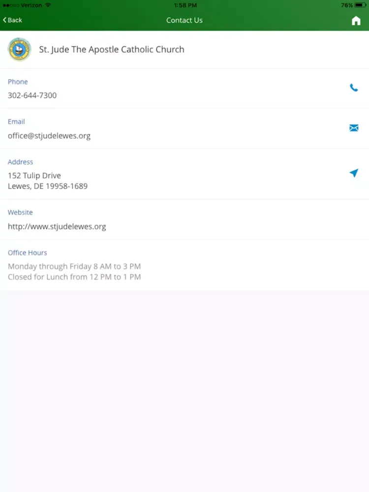 St Jude The Apostle Catholic Church iPad 應用截圖