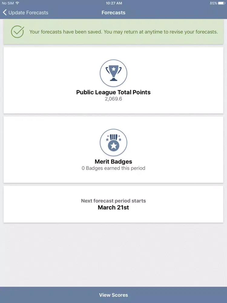 FREDcast Forecasting Game iPad  স্ক্রিনশট