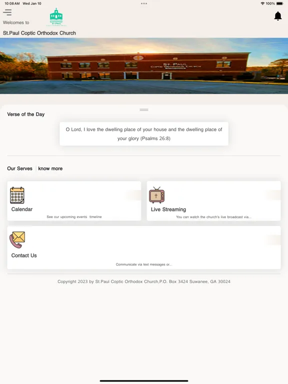 St Paul Coptic Orthodox Church iPad  スクリーンショット