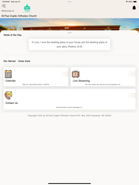 St Paul Coptic Orthodox Church iPad  スクリーンショット