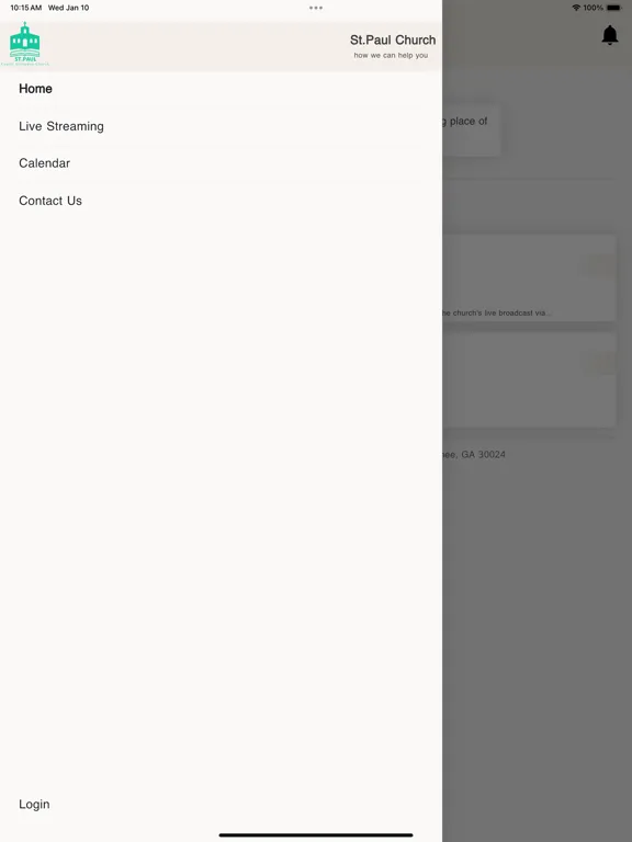 St Paul Coptic Orthodox Church iPad  スクリーンショット