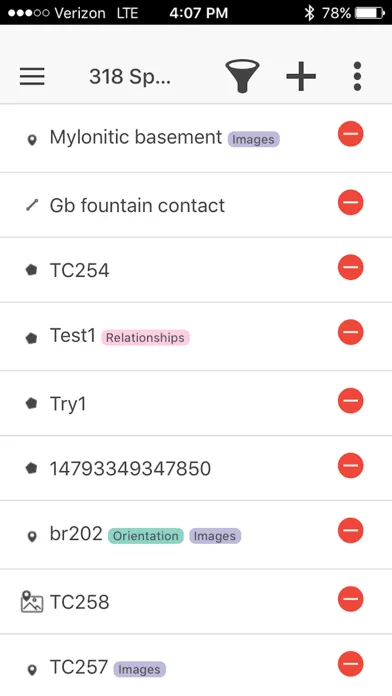 StraboSpot Screenshots