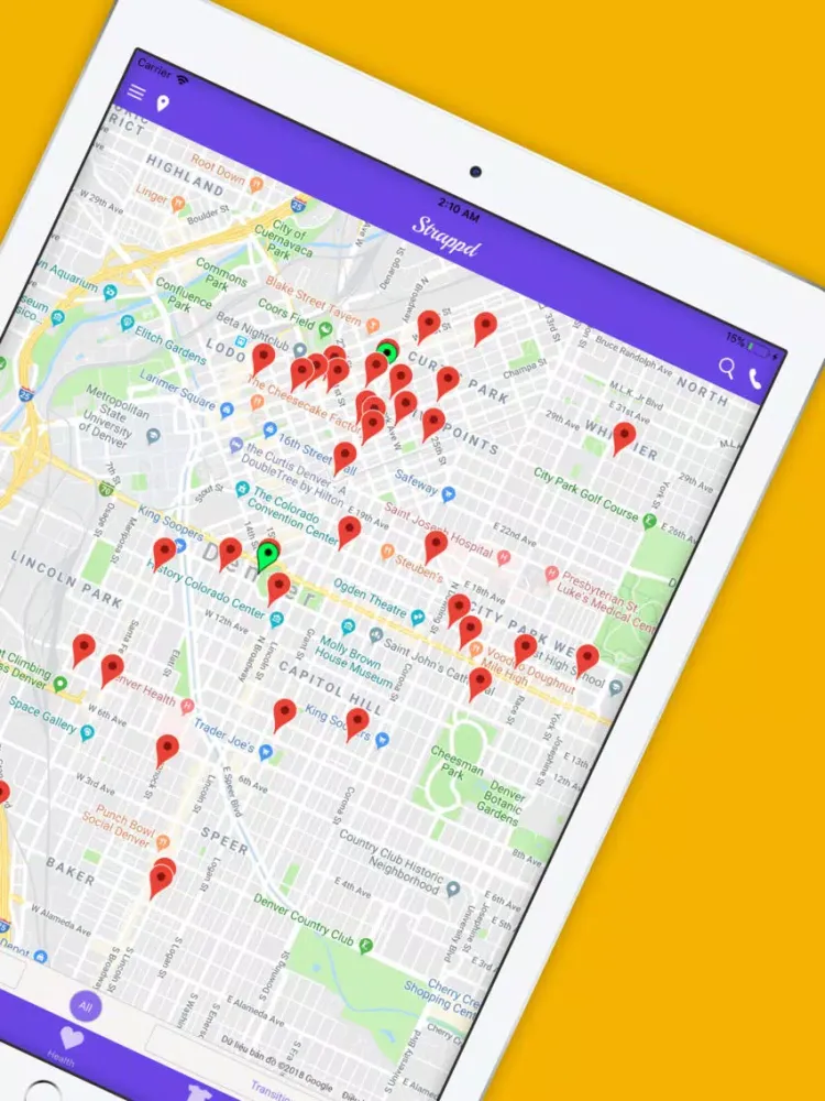 Homeless Resources - Strappd iPad 应用截图
