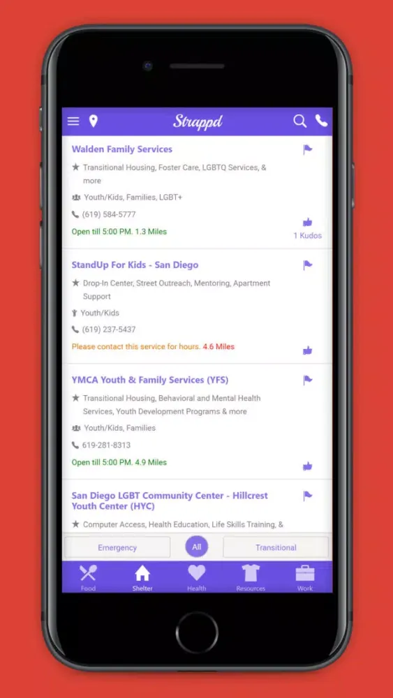 Homeless Resources - Strappd应用截图